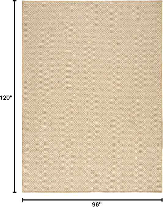 Nourison Home Home Courtyard 8' x 10' Natural Area Rug