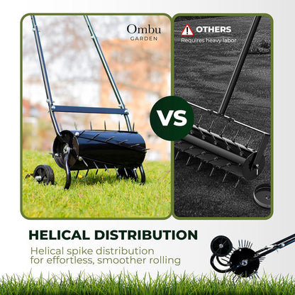 Rolling aerator, rolling lawn aerator for grass, lawn aerator roller, manual push aerator lawn tool, aerator lawn tool roller, aerator roller, roller aerators, lawn aerator rolling, roll aerator