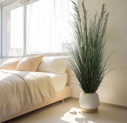 Artificial Pampas Grass Plant, 6FT Tall Faux Plants Indoor Home Decorative Artificial Plants & Flowers in Pot, Fake House Plant
