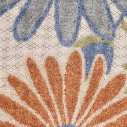 Nourison Home Aloha Beige Multicolor 2'3" x 8' Area Rug - Easy Cleaning, Non Shedding, Bed Room, Living Room, Dining Room, Kitchen (8' Runner)