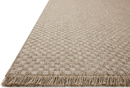 Loloi Dawn Collection Indoor/Outdoor DAW-02 Tan 2'-3" x 3'-9" Accent Rug