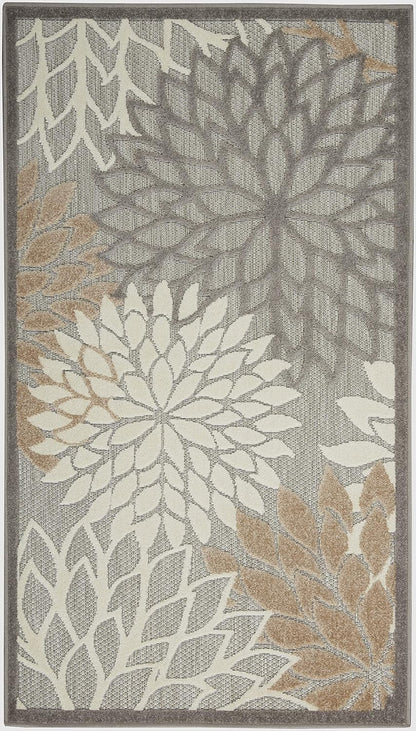 Nourison Home Aloha 3' x 5' Natural Outdoor Indoor/Outdoor Rug