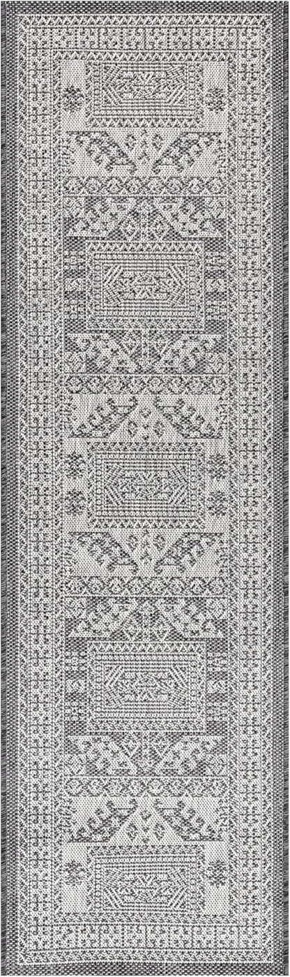 Keen Home Design Terrace Outdoor Runner Rug - 2x12 Washable Indoor/Outdoor Rug for Patio, Kitchen, Balcony, Beach, Garden, Deck and Porch, Size: 2'2"x11'10"