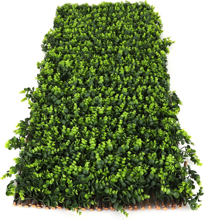 3rd Street Inn™ Leaf Trellis - Bamboo Greenery Panel - Boxwood and Ivy Privacy Fence Substitute - DIY Flexible Fencing (1, Wintergreen)