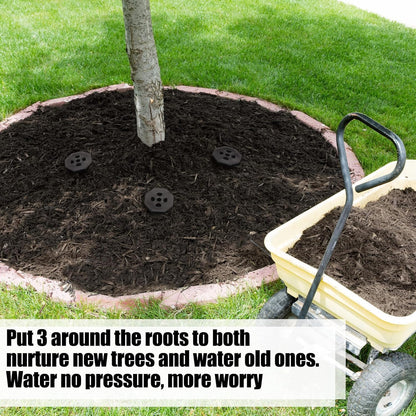 6 Pack Garden Watering Stake Large UV-Protected ABS Plastic Deep Root Irrigation Spike for Trees, Shrubs, Bushes, Shrubs, Flowers, Fruits, Vegetables, Potted Plants (8 Inch)