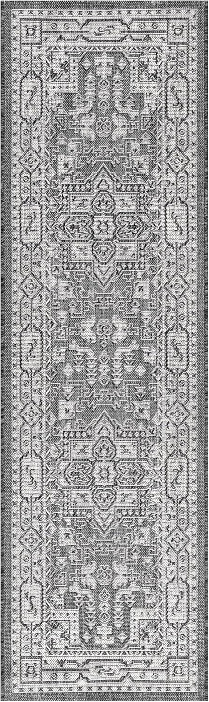 Keen Home Design Terrace Outdoor Runner Rug - 2x10 Washable Indoor/Outdoor Rug for Patio, Kitchen, Balcony, Beach, Garden, Deck and Porch, Size: 2'2"x9'11"