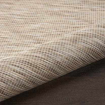 Nourison Positano Indoor/Outdoor Beige 2'2" x 10' Area Rug, Easy Cleaning, Non Shedding, Bed Room, Living Room, Dining Room, Backyard, Deck, Patio (2x10)