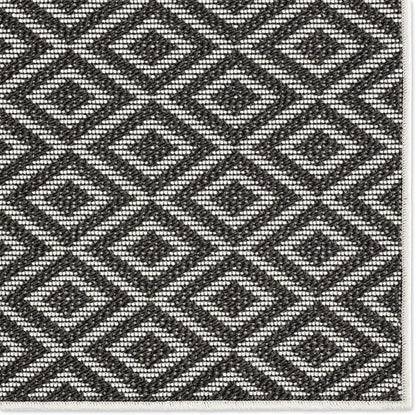 Home Dynamix Tripoli Lydia Indoor/Outdoor Area Rug, Modern Dark Gray, 7'10"x10'2" Rectangle
