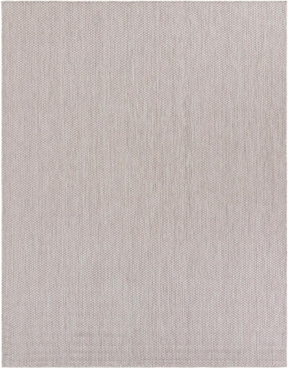 Unique Loom Outdoor Solid Collection Area Rug (7' 10" x 10' Rectangle Beige/Ivory)