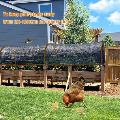Shade Cloth - for Plants Greenhouse, 70% Sunblock Shade Sails for Outdoor Garden Pergola Patio Lawn, Sun Protection Neting Cover for Kennel Chicken Coop Easier to Hang Plant Cover