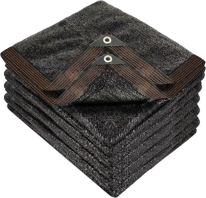 winemana 40% Black Shade Cloth, 20 x 20 FT Durable Mesh Tarp with Grommets, Resistant Garden Sun Shade Netting, Shading Antifreezing for Pergola, Greenhouse, Plants Growing, Chicken Coop