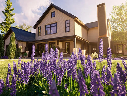 Big Blue Liriope Muscari - 12 Live 4 Inch Pots - Drought Tolerant Low Maintenance Evergreen Plants Grass Lilyturf