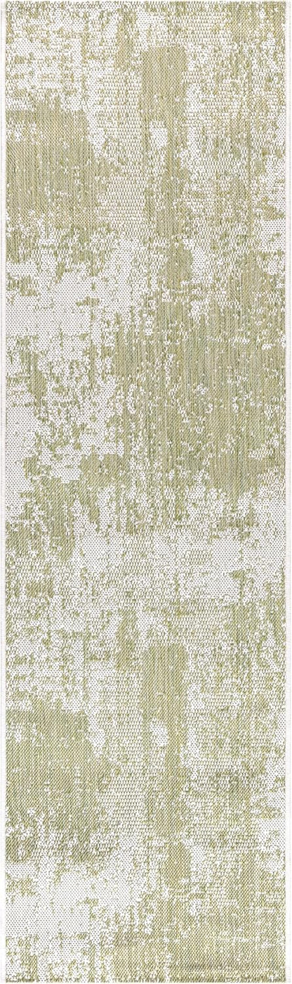 Keen Home Design Terrace Outdoor Runner Rug - 2x12 Washable Indoor/Outdoor Rug for Patio, Kitchen, Balcony, Beach, Garden, Deck and Porch, Size: 2'2"x11'10"