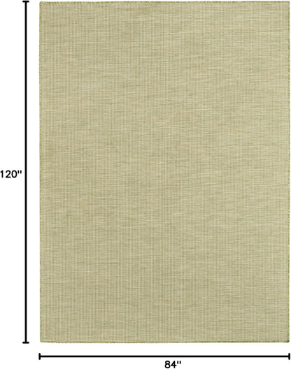 Nourison Home Home Positano 7' x 10' Fabric Green Area Rug