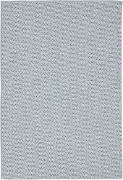 Home Dynamix Tripoli Lydia Indoor/Outdoor Area Rug 7'10"x10'2", Modern Blue