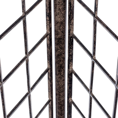 H Potter Metal Garden Screen Trellis for Climbing Plants for Privacy Garden Flowers Vines Roses Clematis