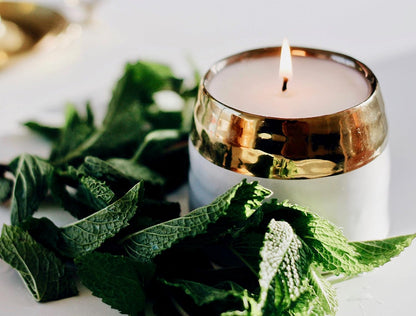 The Growing Candle, Chai Scented, 10oz Ceramic Pot, Aromatherapy Candles for Home, 100% Soy, Clara