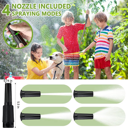 304 Stainless Steel Garden Hose 75FT-2025New Upgraded Metal Expandable Hoses With Nozzle And 3/4 Solid Fitting, Sturdy and Lightweight, Kink-Free, Rust Proof &Ultra-Durable Water Hose For Yard Camper