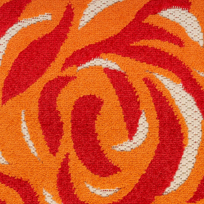 Nourison Aloha Multicolor 2' x 6' Area Rug Easy Clean, Non Shedding, Bed Room, Living Room, Dining Room, Kitchen (6' Runner)