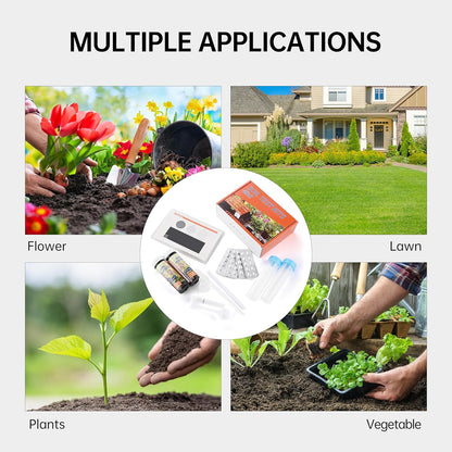 AAwipes Soil Test Kit 4-in-1 for pH, Nitrogen, Phosphorus & Potassium - 40 Soil Testing Kits Upgraded Accurate Nutrient Tester for Garden, Yard, Lawn & Plant Care with Sampling Accessories (J04-40)