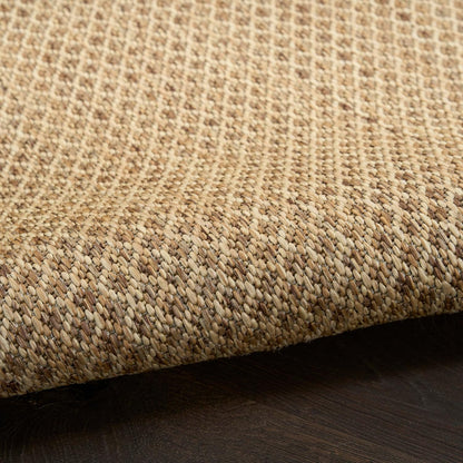 Nourison Home Courtyard Jute 2' x 6' Area Rug - Easy Clean, Non Shedding, Bed Room, Living Room, Dining Room, Kitchen (6' Runner)