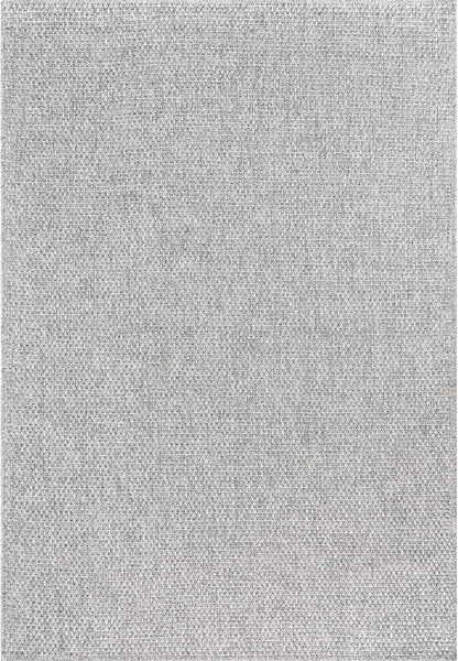 CAMILSON Easy Jute Rug 8x10, Indoor Outdoor Grey Color Area Rugs for Living Room Farmhouse Patio and Kitchen Rug, Solid Boho Woven Design, Easy-Cleaning, Washable Outside Carpet Alfombras (8 x 10)