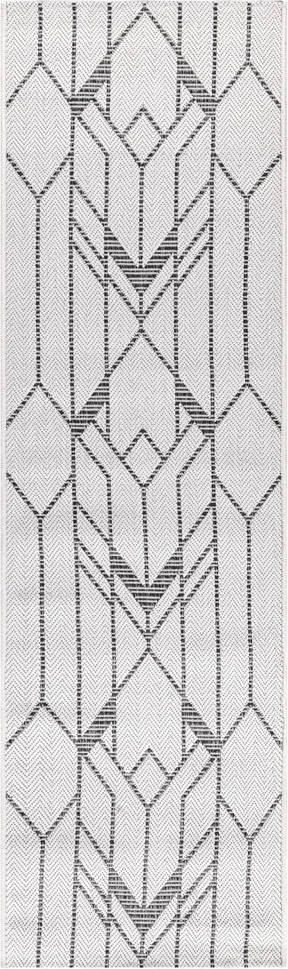 Keen Home Design Terrace Outdoor Runner Rug - 2x10 Washable Indoor/Outdoor Rug for Patio, Kitchen, Balcony, Beach, Garden, Deck and Porch, Size: 2'2"x9'11"