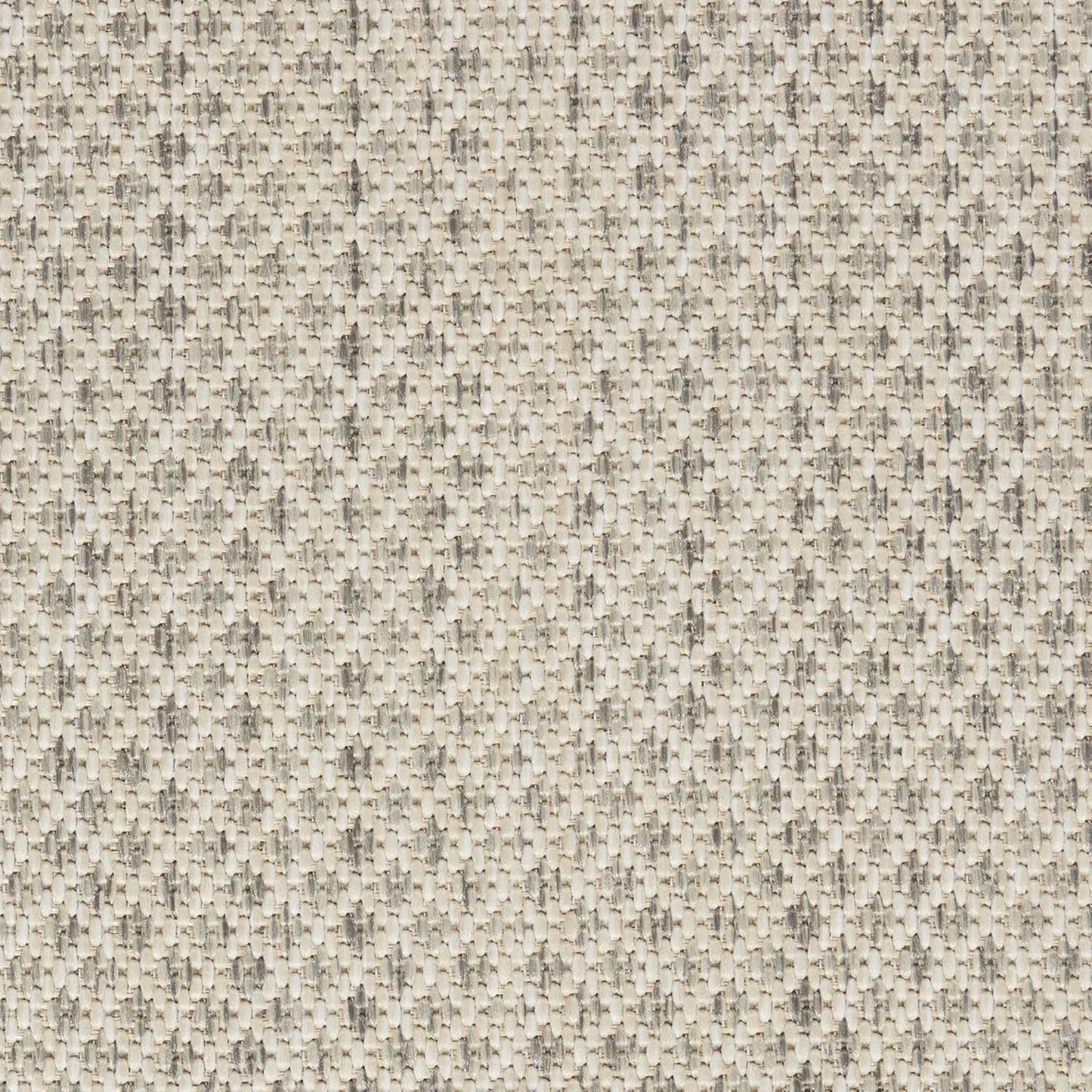 Nourison Home Courtyard Indoor/Outdoor Ivory Silver 2'2" x 20' Area Rug, Easy Cleaning, Non Shedding, Bed Room, Living Room, Dining Room, Backyard, Deck, Patio (2x20)