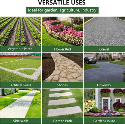Broadfashion Woven Landscape Fabric 5.8oz, 4 x 100FT Weed Fabric Barrier, Double Layer, Garden Fabric Weed Barrier, Weed Control Fabric Ground Cover, Gardening Mat for Garden Beds