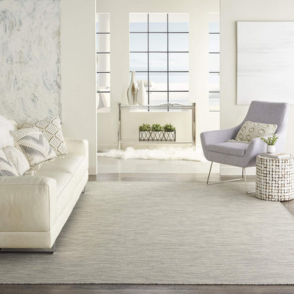 Nourison Positano Indoor/Outdoor Light Grey 10' x 14' Area Rug, Easy Cleaning, Non Shedding, Bed Room, Living Room, Dining Room, Backyard, Deck, Patio (10x14)