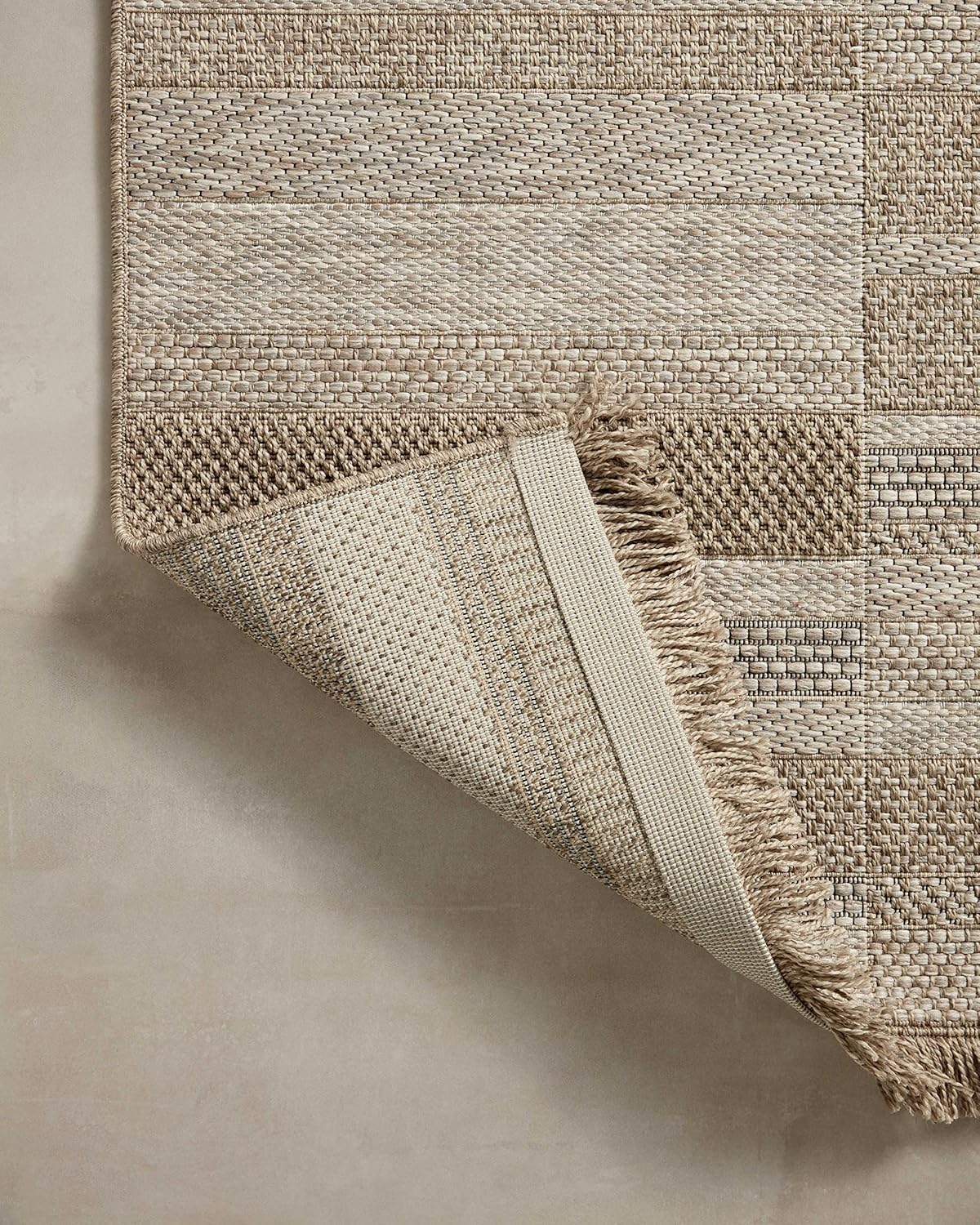 Loloi Dawn Collection Indoor/Outdoor DAW-03 Brown 5'-1" x 7'-7" Area Rug