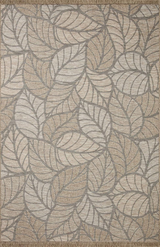 Loloi Dawn Collection Indoor/Outdoor DAW-05 Taupe 2'-3" x 10'-0" Runner Rug