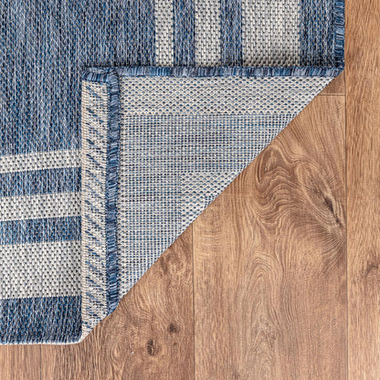 Keen Home Design Terrace Outdoor Area Rug - 5x8 Washable Indoor/Outdoor Rug for Patio, Kitchen, Balcony, Beach, Garden, Deck and Porch, Size: 5'3"x7'7"