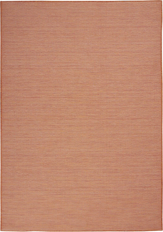 Nourison Home Positano 3' x 5' Terracotta Fabric Modern Area Rug (3' x 5')