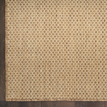 Nourison Home Courtyard Jute 2' x 6' Area Rug - Easy Clean, Non Shedding, Bed Room, Living Room, Dining Room, Kitchen (6' Runner)
