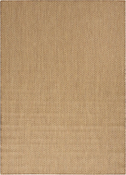 Nourison Home Courtyard Jute 4' x 6' Area Rug - Easy Clean, Non Shedding, Bed Room, Living Room, Dining Room, Kitchen (4' x 6')