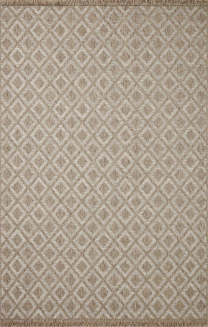 Loloi Dawn Collection Indoor/Outdoor DAW-07 Light Brown 8'-10" x 12'-2" Area Rug