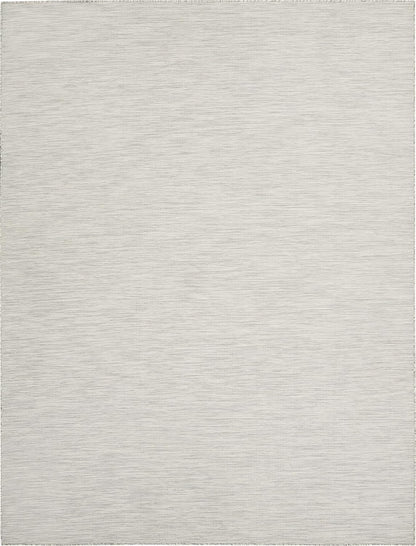 Nourison Home Positano 6' x 9' Light Gray Fabric Modern Indoor/Outdoor Area Rug