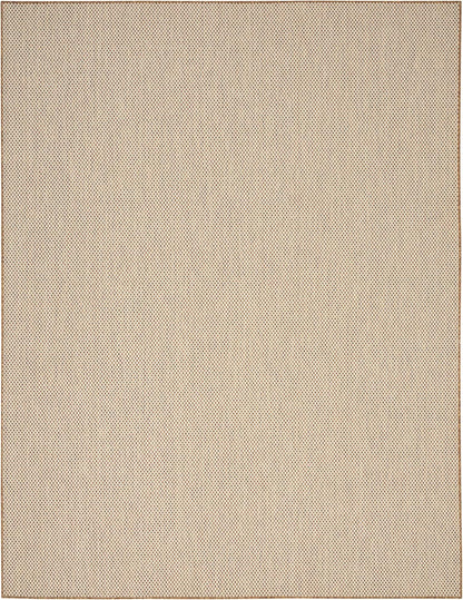 Nourison Home Courtyard Jute Ivory 9' x 12' Area Rug - Easy Clean, Non Shedding, Bed Room, Living Room, Dining Room, Kitchen (9' x 12')