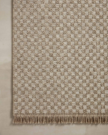 Loloi Dawn Collection Indoor/Outdoor DAW-02 Tan 2'-3" x 3'-9" Accent Rug