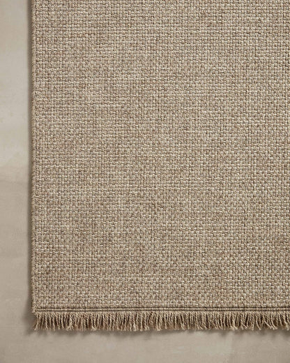 Loloi Dawn Collection Indoor/Outdoor DAW-04 Coffee 7'-8" x 7'-8" Round Area Rug