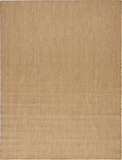 Nourison Home Courtyard Jute 8' x 10' Area Rug - Easy Clean, Non Shedding, Bed Room, Living Room, Dining Room, Kitchen (8' x 10')