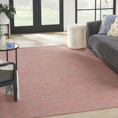 Nourison Home Positano Indoor/Outdoor Rainbow 7' x 10' Area Rug, Easy Cleaning, Non Shedding, Bed Room, Living Room, Dining Room, Backyard, Deck, Patio (7x10)
