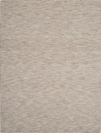 Nourison Home Positano 6' x 9' Beige Fabric Modern Indoor/Outdoor Area Rug