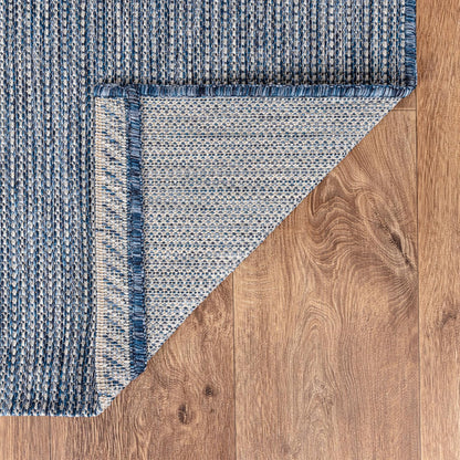 Keen Home Design Terrace Outdoor Round Rug - 5ft Round Washable Indoor/Outdoor Rug for Patio, Kitchen, Balcony, Beach, Garden, Deck and Porch, Size: 5'3" Round