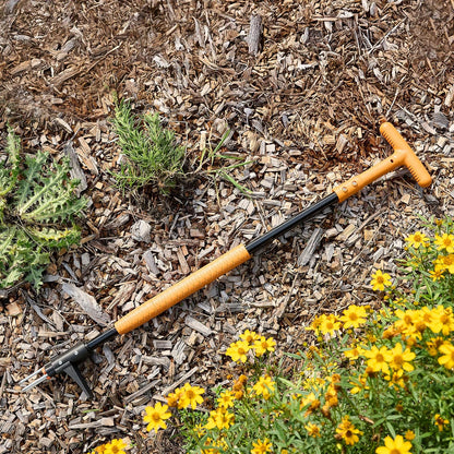 Stand Up Weed Puller Tool with Long Handle - 39” Ergonomic Weeder Puller - Heavy Duty Weed Remover for Weeding Without Bending or Kneeling - Garden Tools for Gardening by Garret Wade