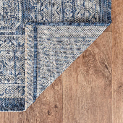 Keen Home Design Terrace Outdoor Runner Rug - 2x8 Washable Indoor/Outdoor Rug for Patio, Kitchen, Balcony, Beach, Garden, Deck and Porch, Size: 2'2"x7'7"