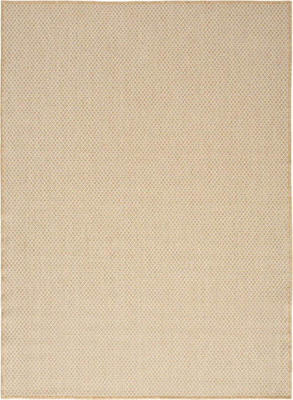 Nourison Home Courtyard Natural 5' x 7' Area Rug - Easy Clean, Non Shedding, Bed Room, Living Room, Dining Room, Kitchen (5' x 7')
