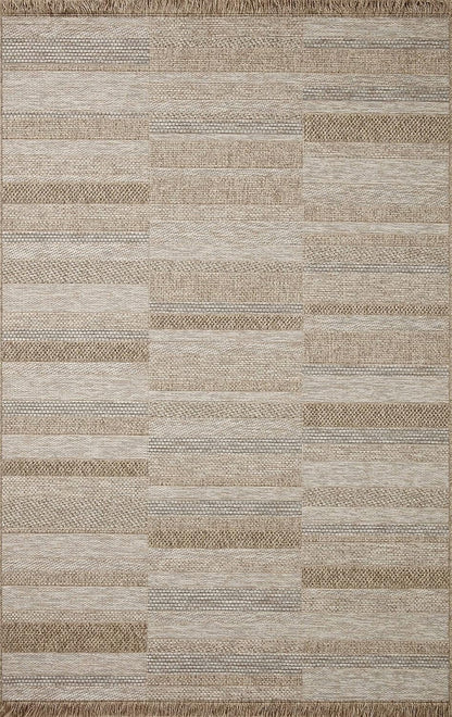 Loloi Dawn Collection Indoor/Outdoor DAW-03 Brown 5'-1" x 7'-7" Area Rug