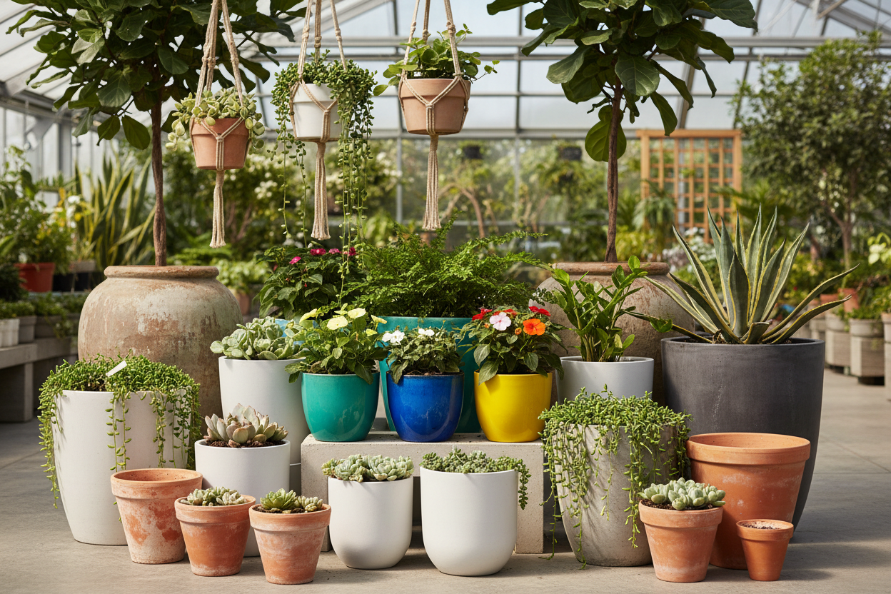 Discover the Perfect Planters & Pots to Grow Your Green Thumb.